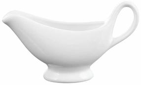 Mērces trauks Wilmax, 75 ml, 13 cm x 6 cm, balta krās., porcelāna