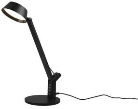 Darba galda gaismeklis Trio Ava 523090132, LED, 5.2W, melna krās./melna krās.