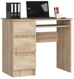 Rakstāmgalds ar atvilktnēm Akord A-6, 90 cm x 50 cm, 77 cm, sonoma ozola krās.