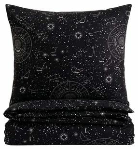 Voodipesukomplekt Homla Basic EC Veluna 245524, valge v./must v., 70 x 80 cm, 160 x 200 cm, 3 os.