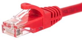 Vads Netrack CAT 6 UTP RJ-45 8P8C, RJ-45 8P8C, 1 m, sarkana krās.