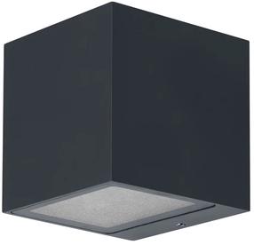 Sieninis lauko šviestuvas Ledvance Wifi Smart+, 14W, LED, IP44, tamsiai pilka sp., 8.5 cm x 8.5 cm