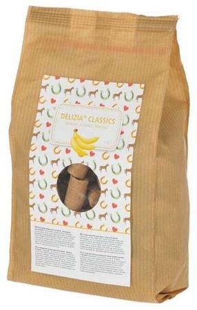 Zirgu kārumi Kerbl Delizia Classics Banana, 1 kg