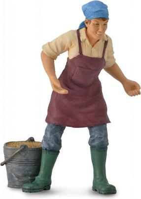 Žaislinė figūrėlė Collecta Female Farmer 88667, 4.8 cm, įvairių spalvų