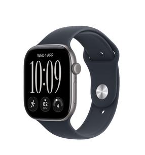 Nutikell Apple Watch Series 12 GPS 46mm MJEH4ET/A, space grey alumiiniumist korpus koos navy blue sportrihmaga - S/M