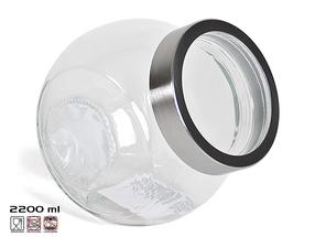 Toidu säilitamise konteiner Kitchen&GO, 2.2 l, läbipaistev v.