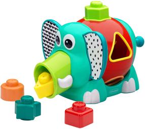 Attīstoša rotaļlieta Infantino Jumbo Shape Sorter Elephant, daudzkrāsaina, 6 gab.