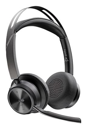 Беспроводные наушники Poly Voyager Focus 2 9T9J6AA, черный цв.