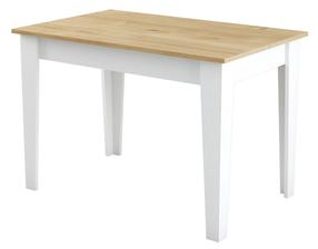 Virtuvinis stalas Kalune Design Kiev 512, ąžuolo sp./balta sp./smėlio sp., 72 cm x 110 cm x 75 cm