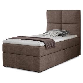 Кровать одноместная Rivia Sawana 25, 90 x 200 cm, светло-коричневый цв., с матрасом