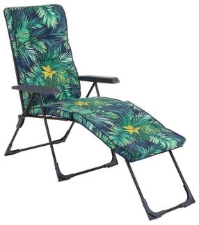 Lauko gultas Patio Santander 2in1 Black Edition, juoda sp./žalia sp., 138 cm x 58 cm x 105 cm