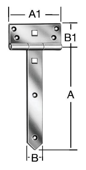 Петля для ворот Vorman, 3.3 см