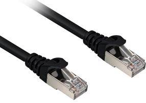 Провод Sharkoon Cat.6a RJ-45, RJ-45, 20 м, черный цв.