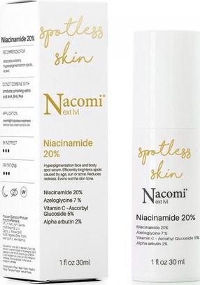 Sejas serums Nacomi Next Level Niacinamide 20%, 30 ml
