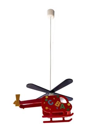Valgusti rippuv CristalRecord Helicopter, E27, 1, punane v. / punane v.