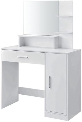 Kosmetinis staliukas ModernHome PWJJDT0012, balta sp., 137.5 cm x 40 cm x 90 cm