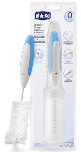 Butelių plovimo šepetys Chicco 69189.20, plastikas/nailonas