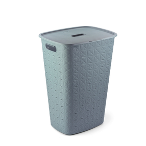 Veļas kaste Curver Softex, 56 l, zila krās., 42 cm x 31.6 cm x 60 cm