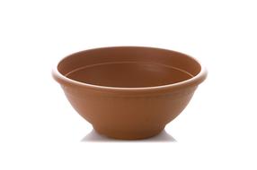 Lillepott Plasticotto, plastik, Ø 30 cm, pruun v.