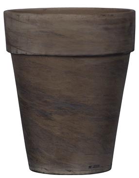 Lillepott Domoletti Basalt T-143-025-11-P, keraamiline, Ø 11 cm, tumepruun v.