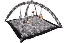 Rotaļlieta kaķim Flamingo Zerba, balts krās./melns krās., 54.5 cm