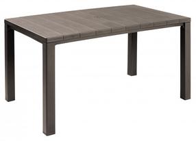 Lauko stalas Keter Julie, smėlio ruda sp., 147 cm x 90 cm x 74.5 cm