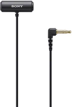 Mikrofons Sony Stereo Lavalier ECM-LV1, melna krās.
