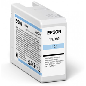 Tintes printera kasetne Epson UltraChrome Pro 10 T47A5, zilganzaļa (cyan) krās., 50 ml