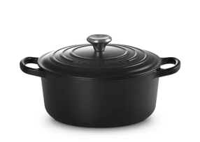 Ketaus puodas Le Creuset Signature, Ø22 cm, 3.3 l, juoda sp.