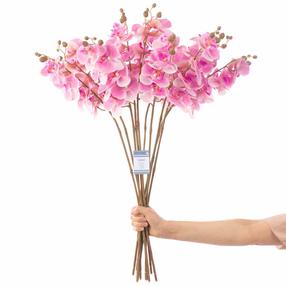 Dirbtinė gėlė, orchidėja AmeliaHome Faleni, rožinė sp., 76 cm