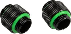 Jungtis BitsPower TA-F08-GB, juoda, 2 vnt.