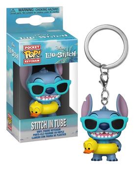 Raktų pakabukas Funko POP! Lilo & Stitch Stitch In Tube, 10 cm