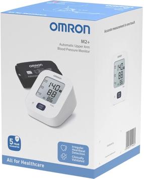 Kraujospūdžio matuoklis Omron M2+ HEM-7188-LE, balta sp.