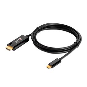 Кабель Club 3D CAC-1334 HDMI, USB Type C, 1.8 м, черный цв.