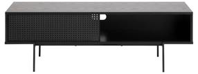 TV staliukas Angus, juoda sp., 140 cm x 40 cm x 44 cm