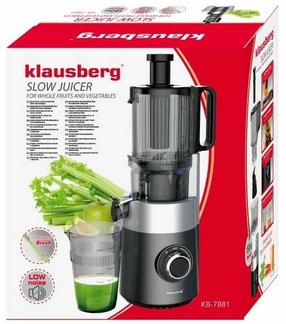 Lėtaeigė sulčiaspaudė Klausberg KB-7881, 180 W