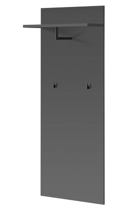Sieninė drabužių kabykla ASM Marco D, 157 cm, antracito sp.