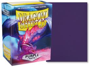 Футляр для игровых карт Dragon Shield Standard Matte, фиолетовый цв.