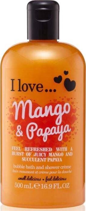 Kehapesu kreem I Love Mango & Papaya, 500 ml