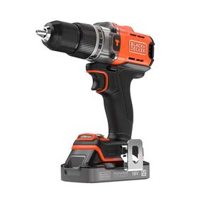 Bezvadu triecienurbjmašīna ar bateriju Black & Decker BCD383D1XC-QW, 18 V, 2 Ah