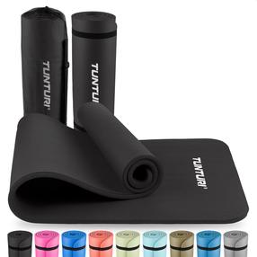 Kilimėlis fitnesui ir jogai Tunturi Fitnessmat NBR, juoda sp., 180 cm x 60 cm x 1.5 cm