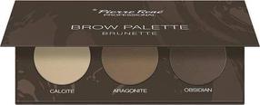 Тени для бровей Pierre Rene Brow Palette, 3.9 г, бежевый цв./темно-коричневый цв. 03 brunette