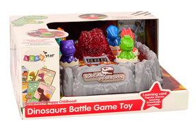 Stalo žaidimas Lean Toys Dinosaurs Battle