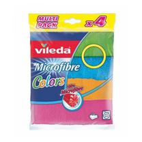 Šluostė, virtuvei Vileda 402310319257, įvairių spalvų, mikropluoštas, 4 vnt.