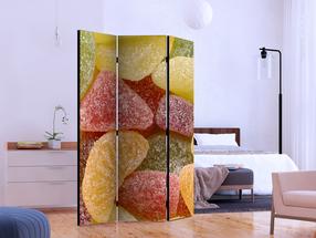 Širma Artgeist Tasty Fruit Jellies Paraventtc0688, įvairių spalvų, 135 cm x 172 cm