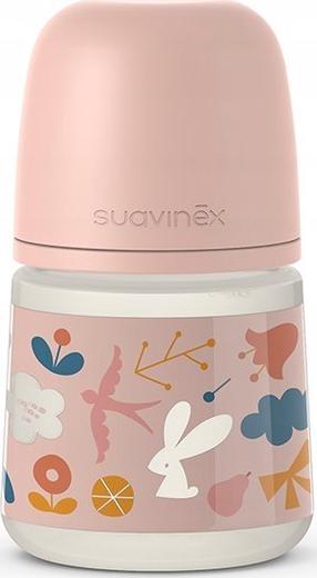 Vaikiška gertuvė Suavinex SX Pro, 150 ml, 0 mėn., rožinė sp.