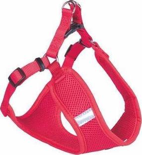 Petnešos šunims Nobby Mesh Reflect, raudona sp., 690 - 830 mm x 25 mm, XL