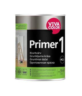 Gruntiniai dažai Vivacolor Primer 1, balta sp., 0.9 l