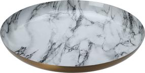 Padėklas Marble A04610330, balta sp./pilka sp.