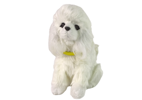 Interaktīva rotaļlieta Poodle 12697, 19 cm, universāls, balta krās.